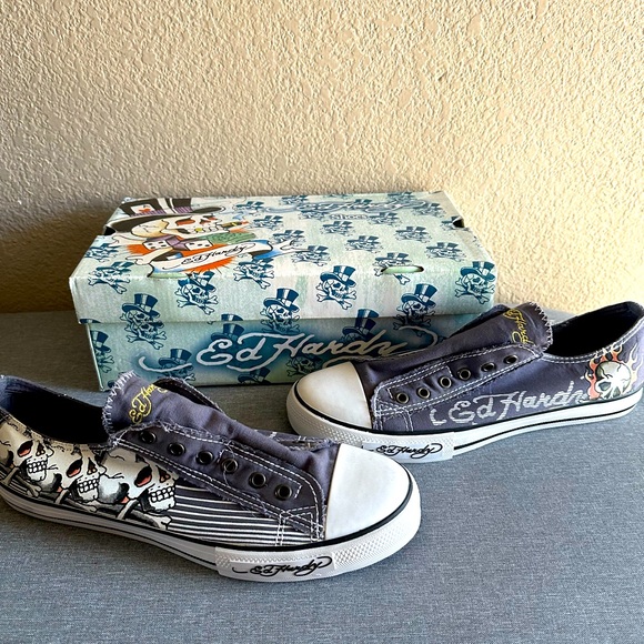 Ed Hardy slip on laceless Men’s. Brand new in box. - Picture 3 of 5